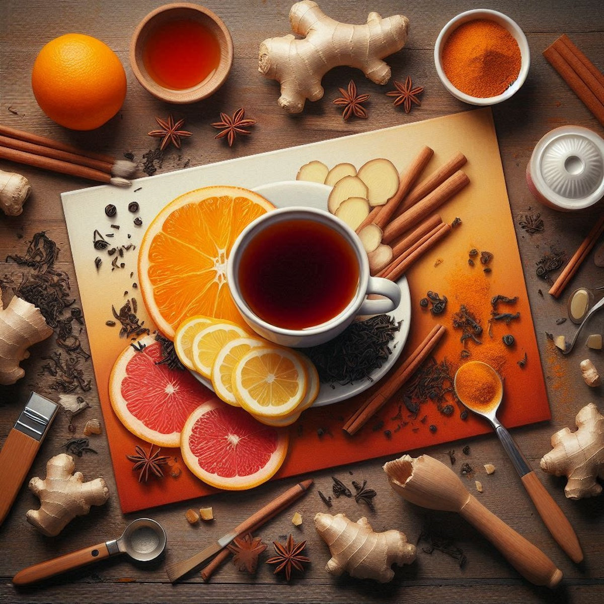 Tè Nero, Zenzero e Agrumi.