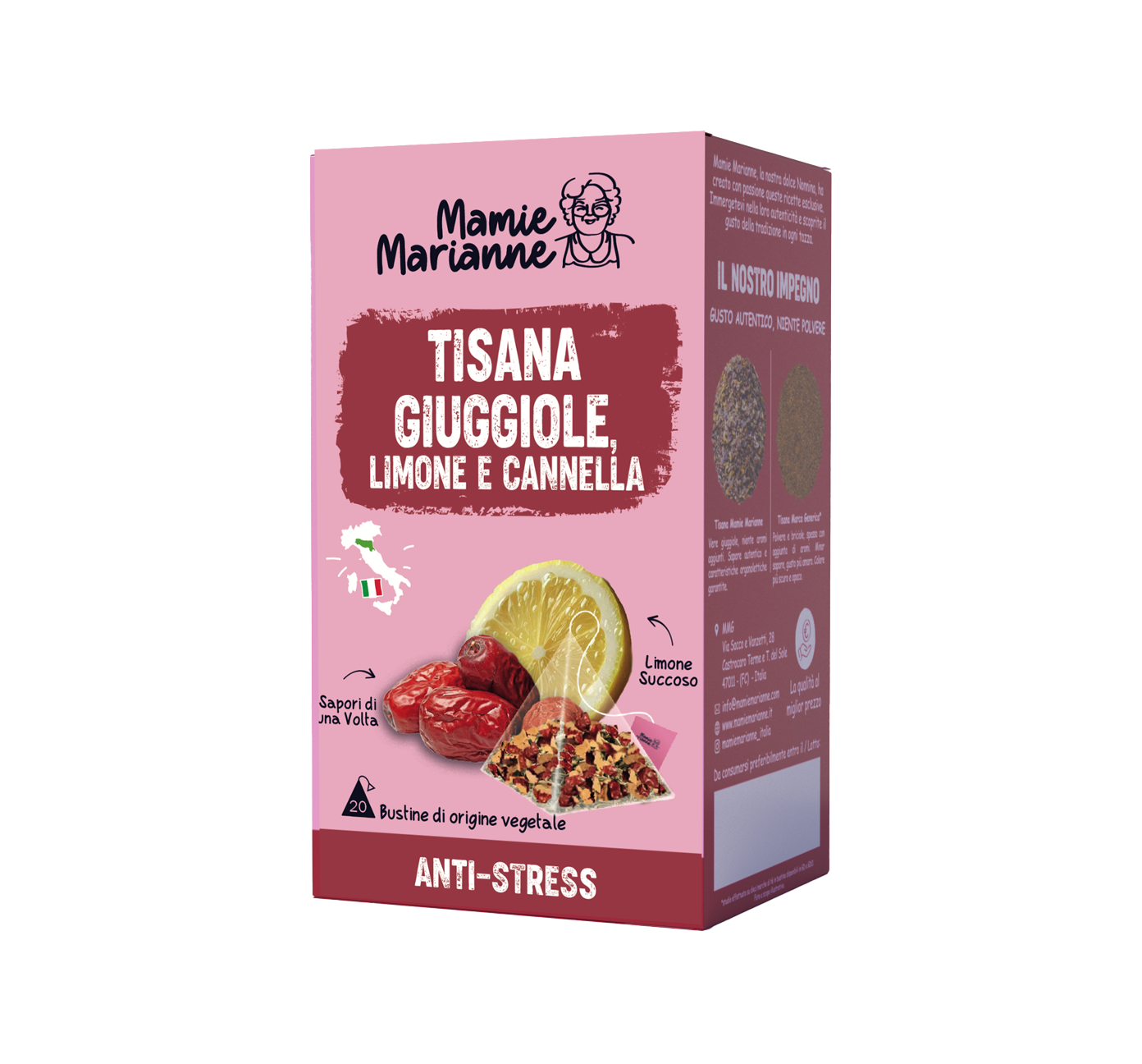 Tisana Giuggiole, Limone & Cannella